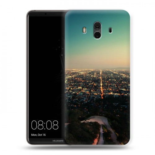 Дизайнерский пластиковый чехол для Huawei Mate 10 Лос-Анжелес