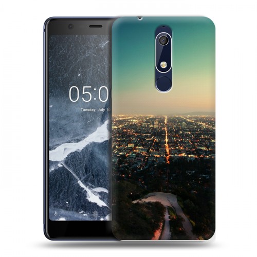 Дизайнерский пластиковый чехол для Nokia 5.1 Лос-Анжелес