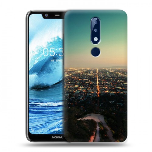 Дизайнерский пластиковый чехол для Nokia 5.1 Plus Лос-Анжелес