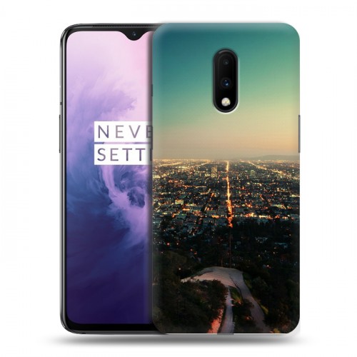 Дизайнерский пластиковый чехол для OnePlus 7 Лос-Анжелес