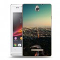 Дизайнерский пластиковый чехол для Sony Xperia E Лос-Анжелес