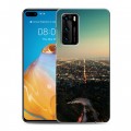 Дизайнерский пластиковый чехол для Huawei P40 Лос-Анжелес