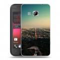 Дизайнерский пластиковый чехол для HTC Desire 200 Лос-Анжелес
