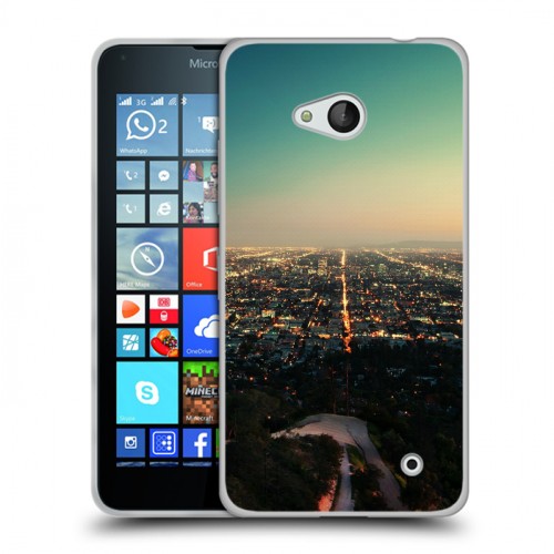 Дизайнерский силиконовый чехол для Microsoft Lumia 640 Лос-Анжелес