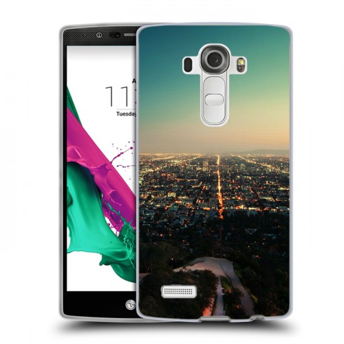Дизайнерский силиконовый чехол для LG G4 Лос-Анжелес