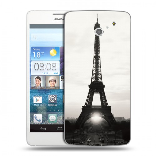 Дизайнерский пластиковый чехол для Huawei Ascend D2 Париж