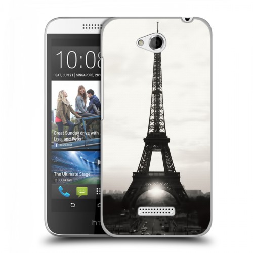 Дизайнерский пластиковый чехол для HTC Desire 616 Париж