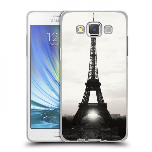 Дизайнерский пластиковый чехол для Samsung Galaxy A5 Париж