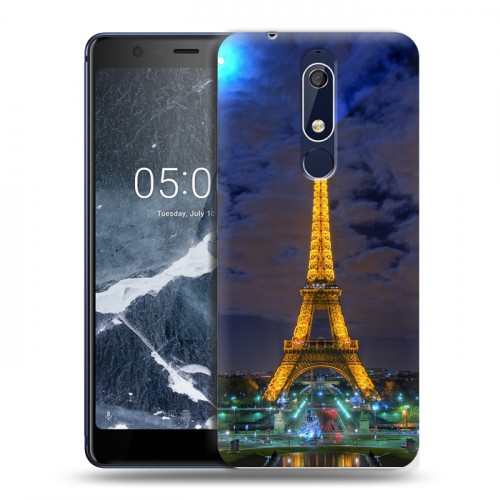 Дизайнерский пластиковый чехол для Nokia 5.1 Париж