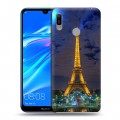 Дизайнерский пластиковый чехол для Huawei Y6 (2019) Париж