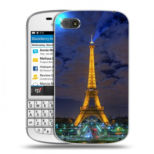 Дизайнерский пластиковый чехол для BlackBerry Q10 Париж