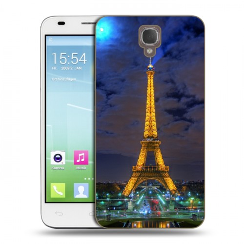 Дизайнерский пластиковый чехол для Alcatel One Touch Idol 2 S Париж