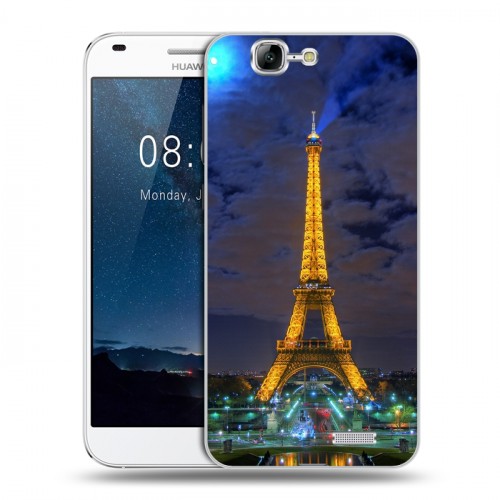 Дизайнерский силиконовый чехол для Huawei Ascend G7 Париж