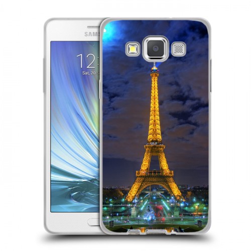 Дизайнерский пластиковый чехол для Samsung Galaxy A5 Париж