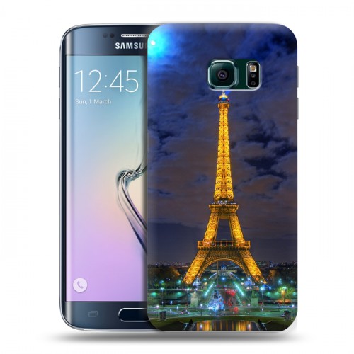 Дизайнерский силиконовый чехол для Samsung Galaxy S6 Edge Париж