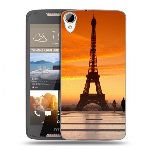 Дизайнерский силиконовый чехол для HTC Desire 828 Париж
