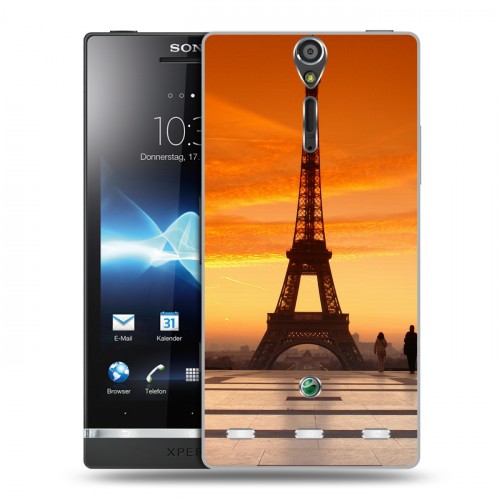 Дизайнерский пластиковый чехол для Sony Xperia S Париж