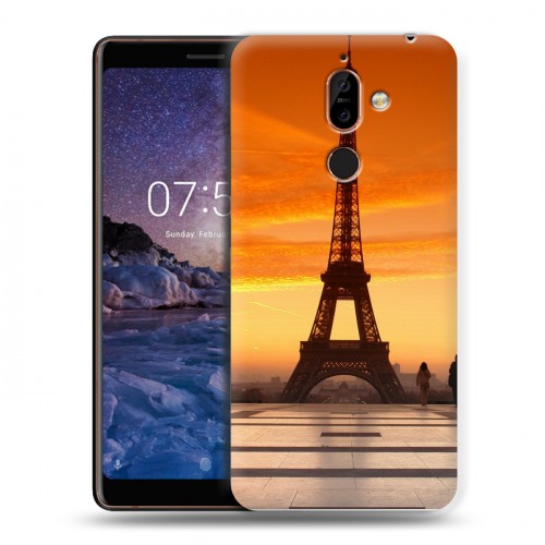 Дизайнерский пластиковый чехол для Nokia 7 Plus Париж