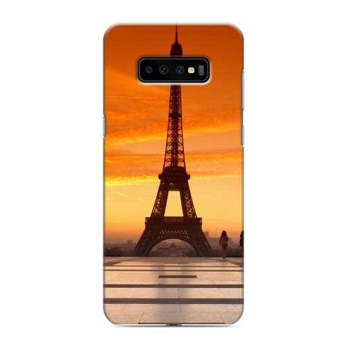 Дизайнерский пластиковый чехол для Samsung Galaxy S10 Plus Париж