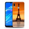 Дизайнерский пластиковый чехол для Huawei Y6 (2019) Париж