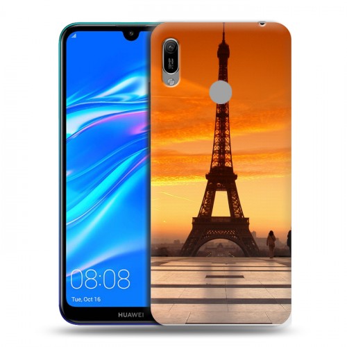 Дизайнерский пластиковый чехол для Huawei Y6 (2019) Париж