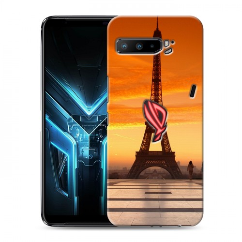 Дизайнерский силиконовый с усиленными углами чехол для ASUS ROG Phone 3 Париж