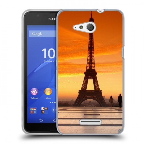 Дизайнерский пластиковый чехол для Sony Xperia E4g Париж