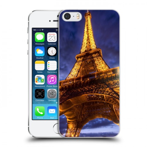 Дизайнерский пластиковый чехол для Iphone 5s Париж