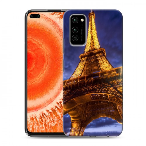 Дизайнерский силиконовый чехол для Huawei Honor View 30 Pro Париж