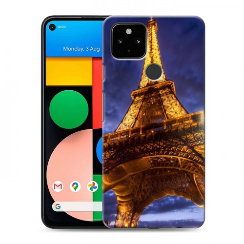 Дизайнерский силиконовый чехол для Google Pixel 4a 5G Париж