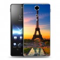 Дизайнерский пластиковый чехол для Sony Xperia TX Париж