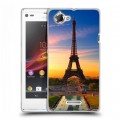 Дизайнерский пластиковый чехол для Sony Xperia L Париж