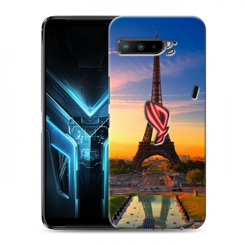 Дизайнерский силиконовый с усиленными углами чехол для ASUS ROG Phone 3 Париж