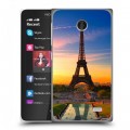 Дизайнерский пластиковый чехол для Nokia X Париж