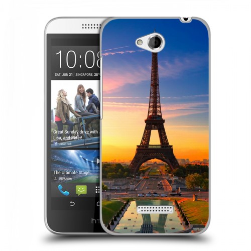 Дизайнерский силиконовый чехол для HTC Desire 616 Париж