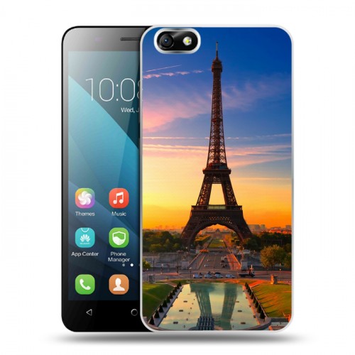 Дизайнерский пластиковый чехол для Huawei Honor 4X Париж