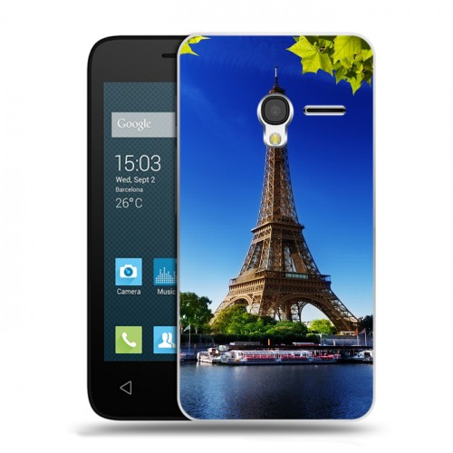 Дизайнерский пластиковый чехол для Alcatel One Touch Pixi 3 (4.5) Париж