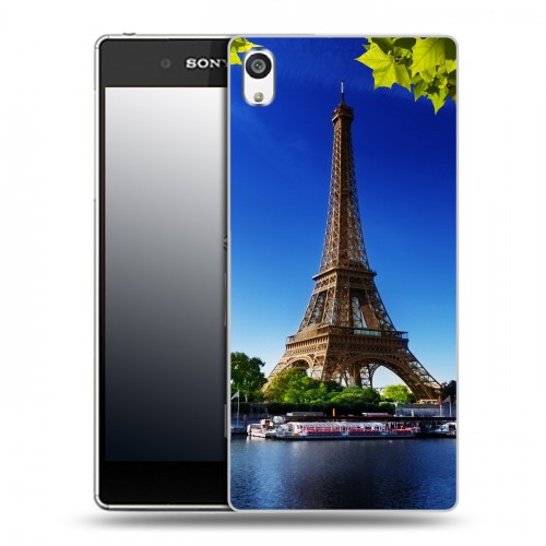 Дизайнерский пластиковый чехол для Sony Xperia E5 Париж