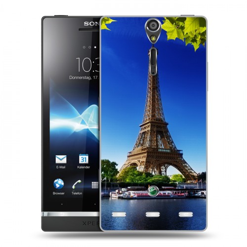 Дизайнерский пластиковый чехол для Sony Xperia S Париж