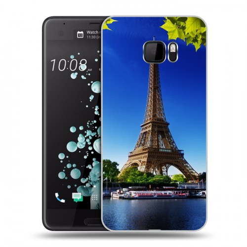 Дизайнерский пластиковый чехол для HTC U Ultra Париж