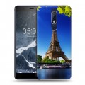 Дизайнерский пластиковый чехол для Nokia 5.1 Париж