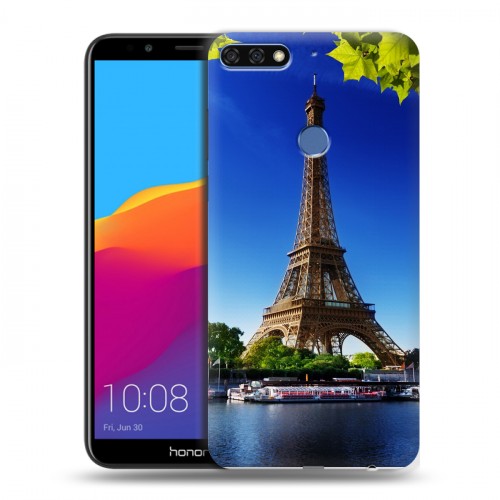 Дизайнерский пластиковый чехол для Huawei Honor 7C Pro Париж