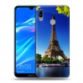 Дизайнерский пластиковый чехол для Huawei Y6 (2019) Париж