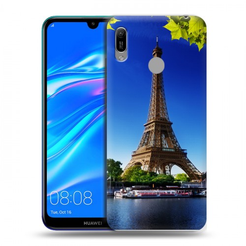 Дизайнерский пластиковый чехол для Huawei Y6 (2019) Париж