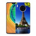 Дизайнерский пластиковый чехол для Huawei Mate 30 Париж