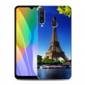 Дизайнерский пластиковый чехол для Huawei Y6p Париж