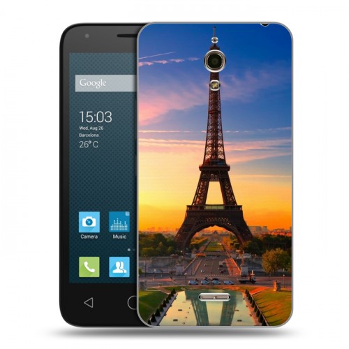 Дизайнерский силиконовый чехол для Alcatel One Touch Pixi 4 (6) Париж