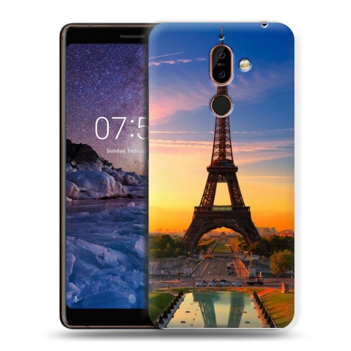 Дизайнерский пластиковый чехол для Nokia 7 Plus Париж