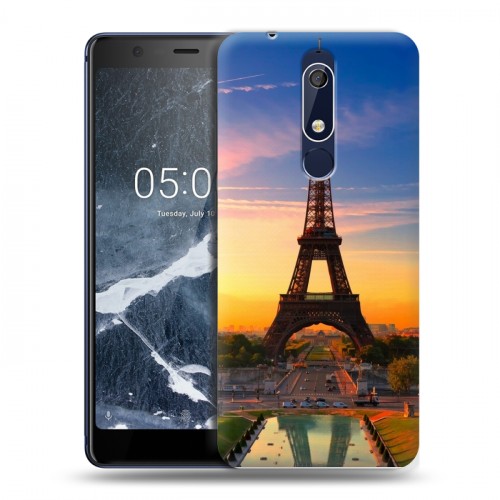 Дизайнерский пластиковый чехол для Nokia 5.1 Париж