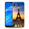 Дизайнерский пластиковый чехол для Huawei Y6 (2019) Париж